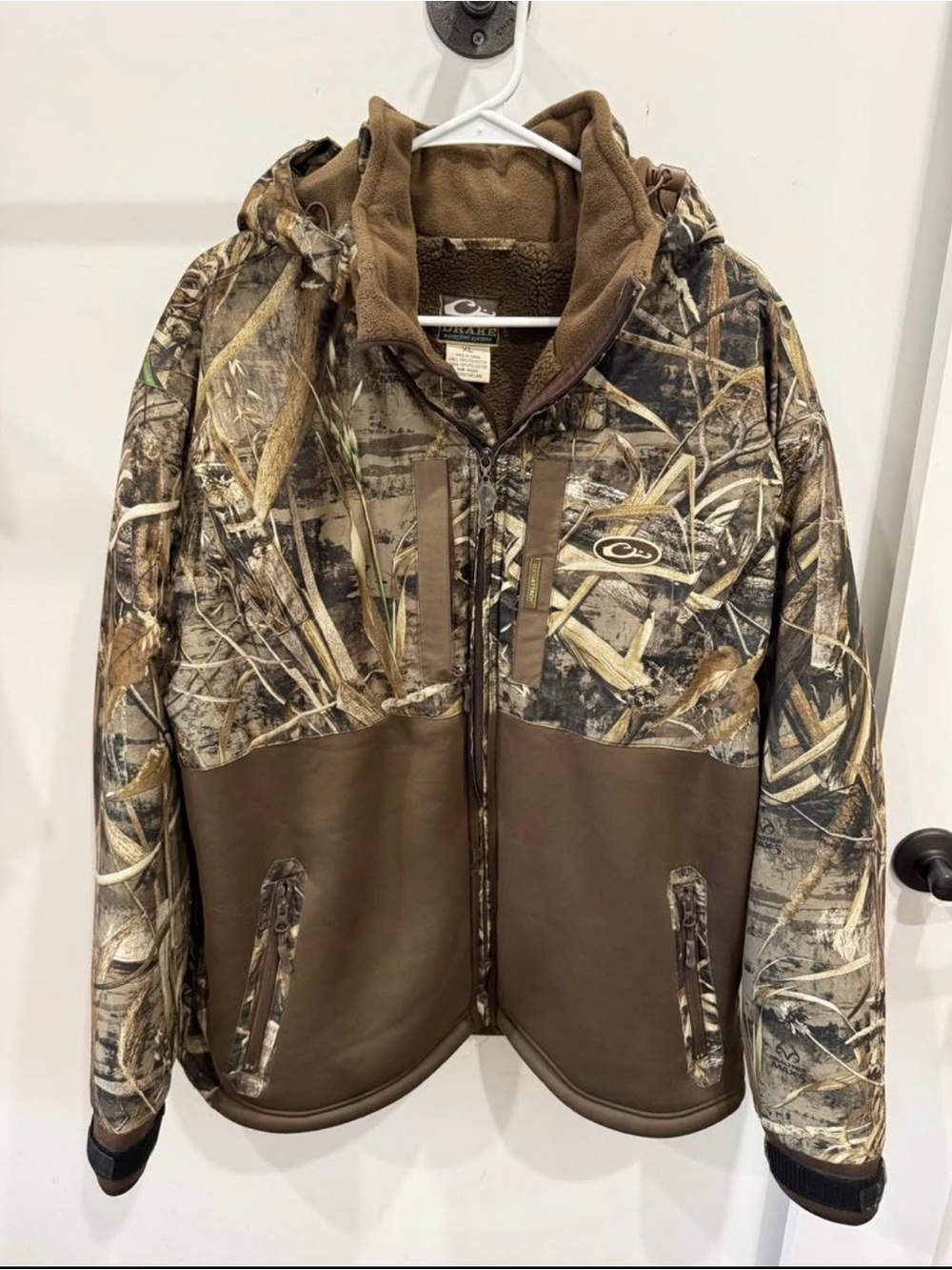 Men’s Drake Waterfowl Systems Insulated Hooded Jacket size XL